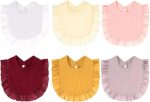 JIAHANG Baby Muslin Bandana Drool Bibs for Boys Girls Adjustable Baby Bibs Set